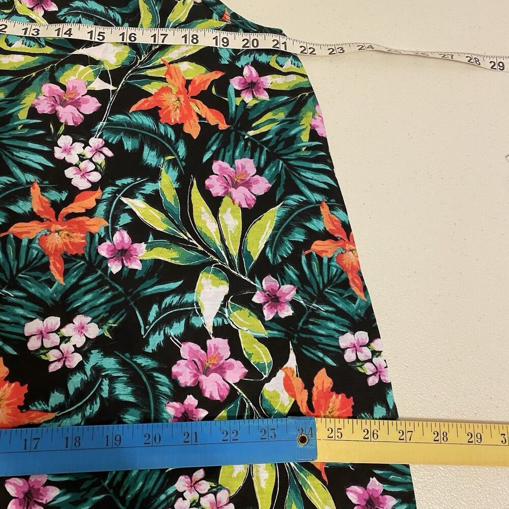 Swimsuits For All Sun/Tank Dress Tropical Floral Summer Beach Vacation 18/20 New - Picture 3 of 9